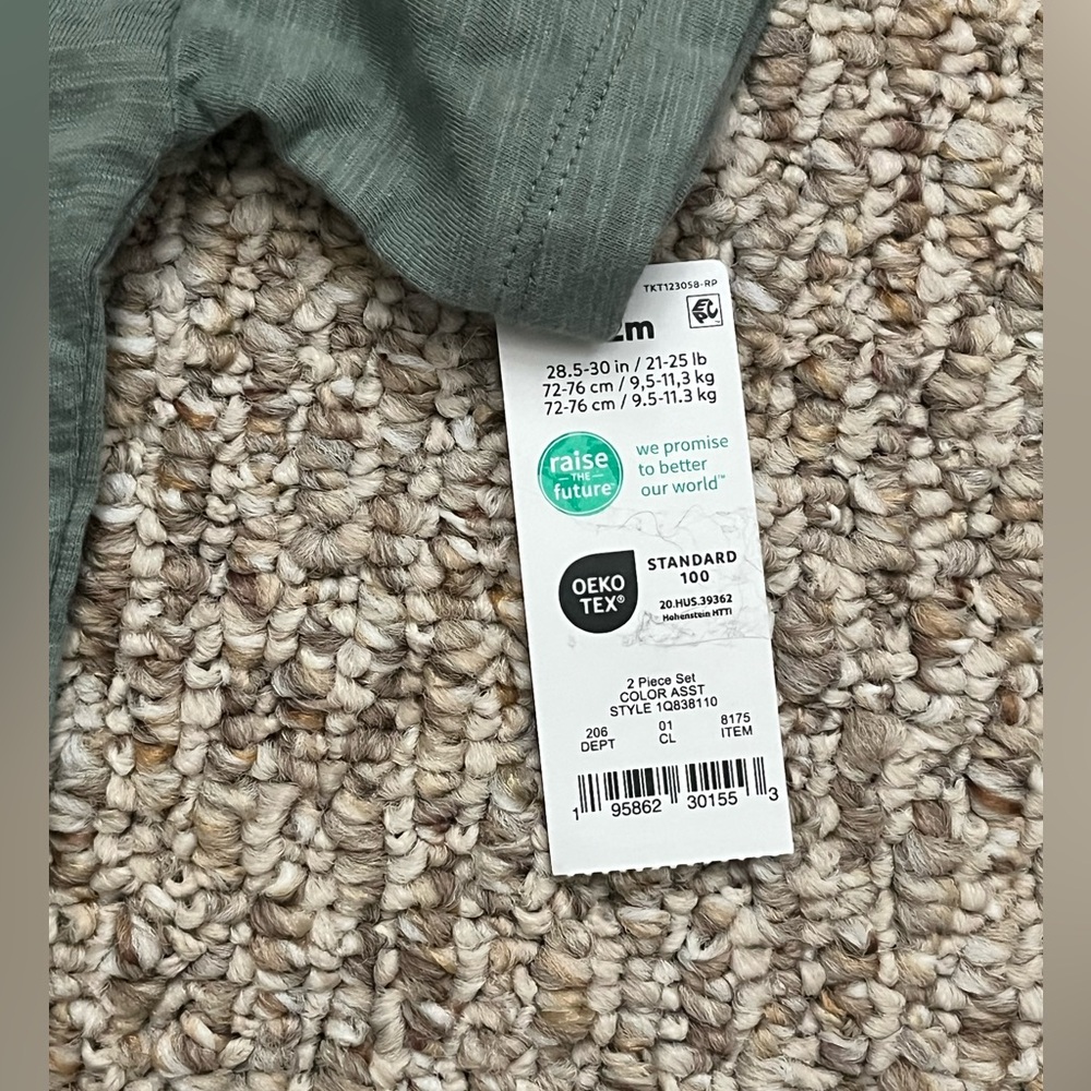 Carter’s tee and shorts set 12M nwt - Picture 2 of 6